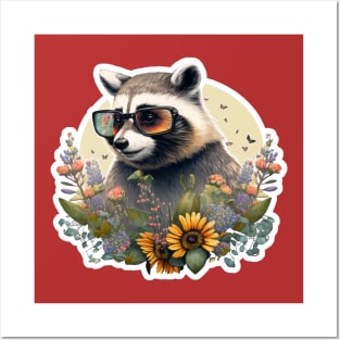 A Cool Racoon Posters and Art